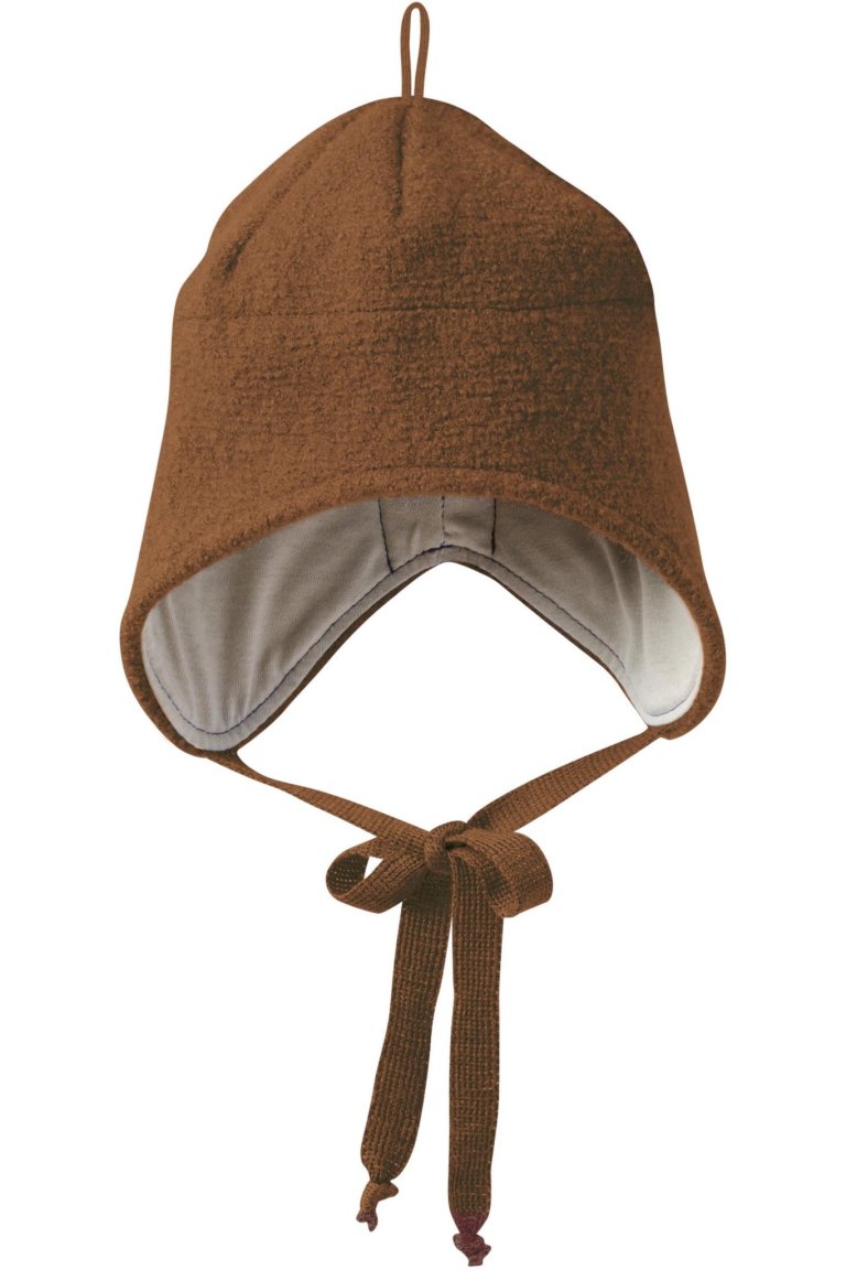 Mössa hjälm filtad ull baby