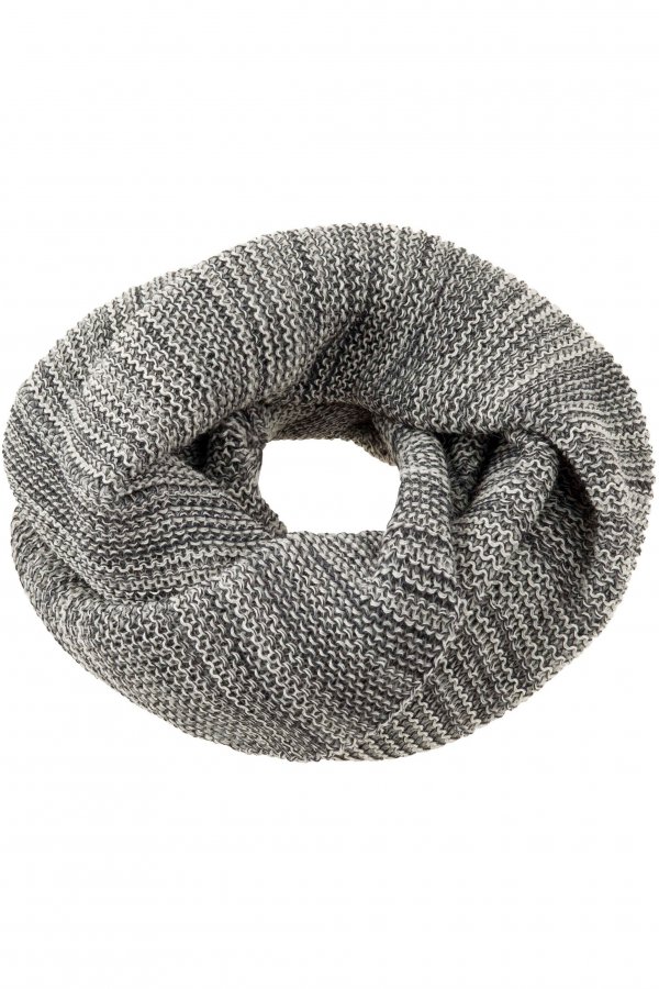 tubhalsduk stickad ull gråmelerad