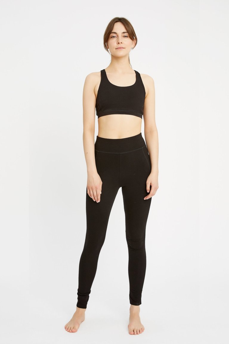 leggings sport/yoga svart modell helbild