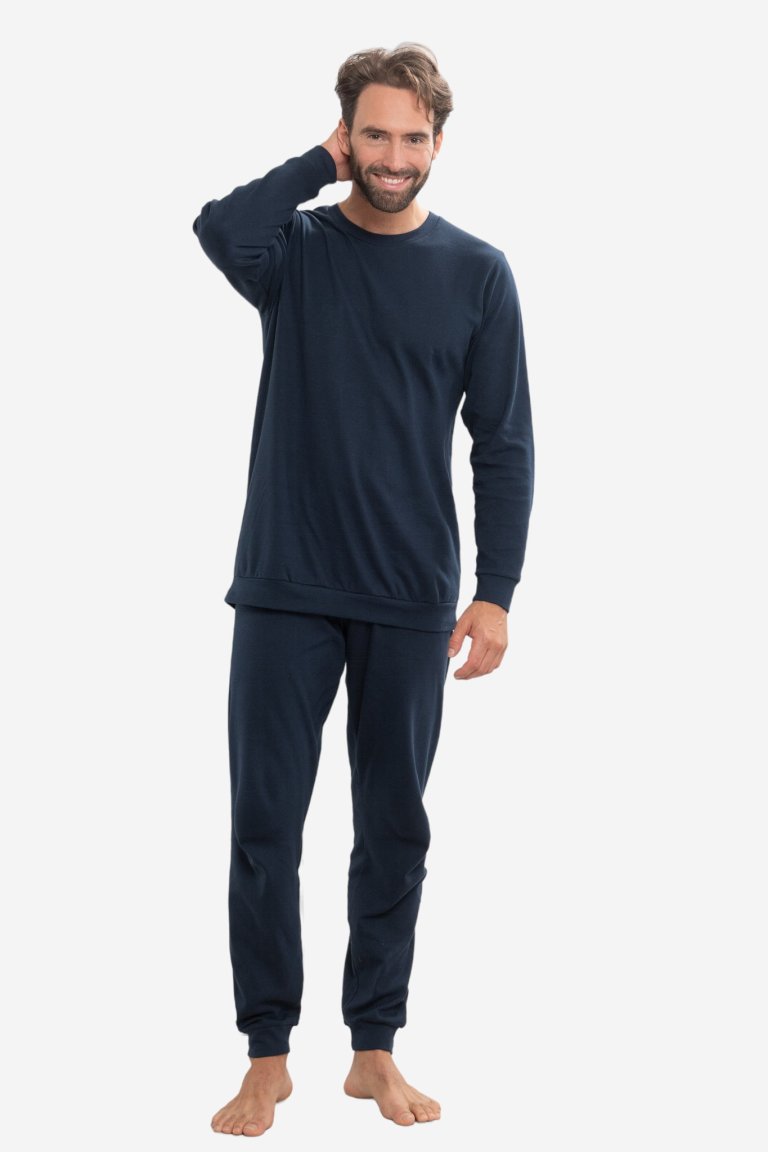 pyjamas herr marinblå modell helbild
