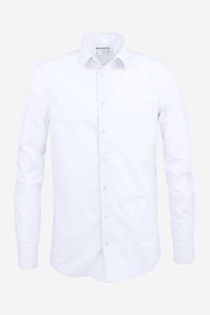 skjorta slimfit vit