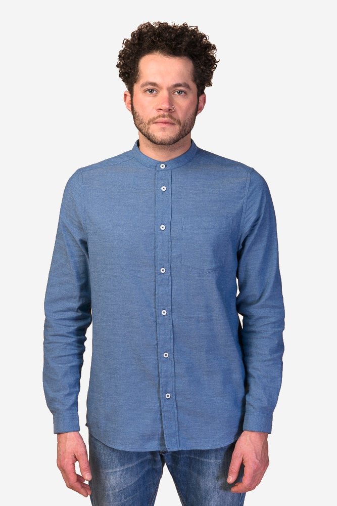 skjorta amit murarkrage blå modell