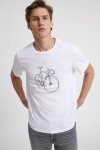 t-shirt scribble bike jaames vit modell