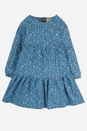 barnklänning botanik denimblå