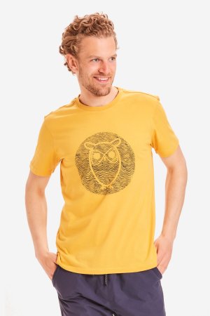 t-shirt wave owl alder gul modell