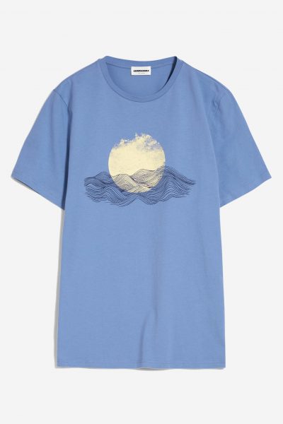 t-shirt sundown jaames blå
