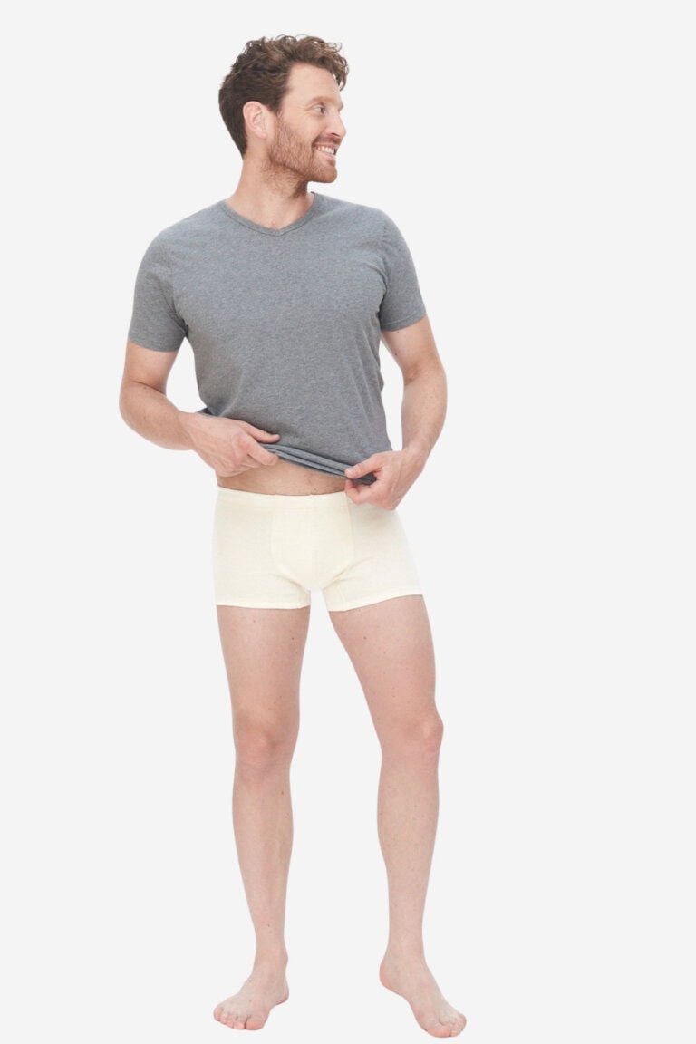 ekologiska kalsonger boxer magnus naturvit modell