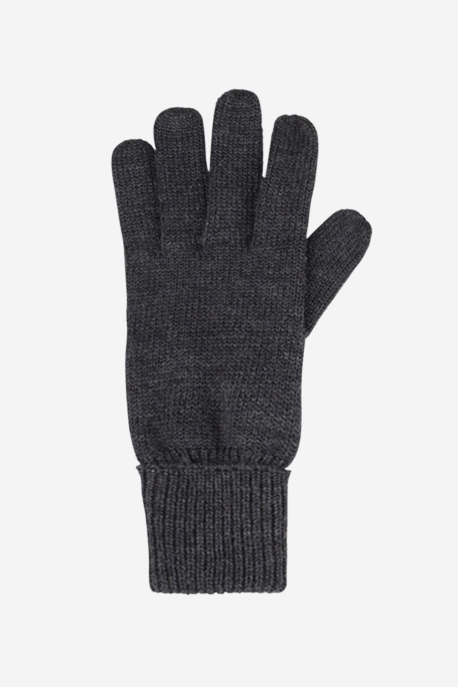ekologiska handskar ull unisex mörkgrå