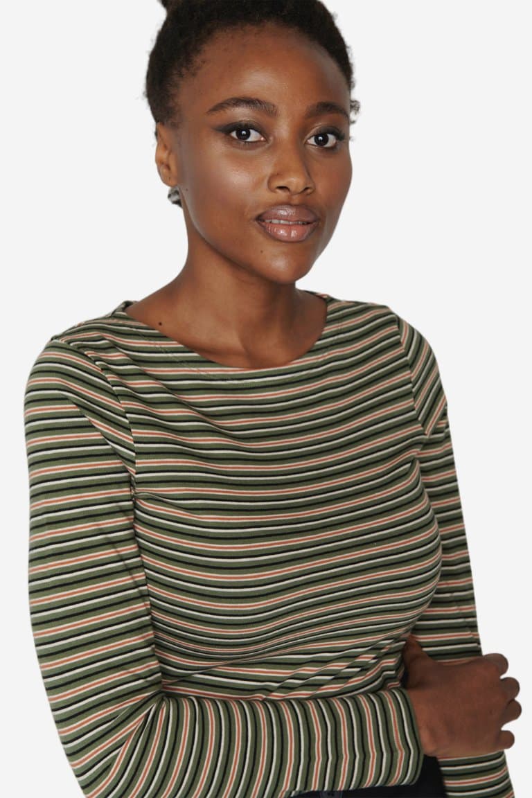 ekologisk-topp-langarm-yummy-orange-oliv-rander-modell-narbild