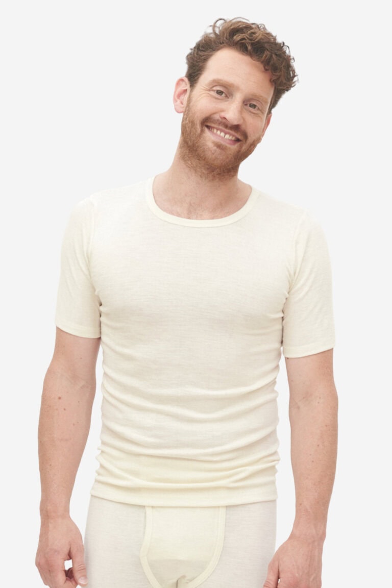 ekologisk t-shirt herr jacob naturvit modell ekologisk t-shirt herr jacob naturvit modell