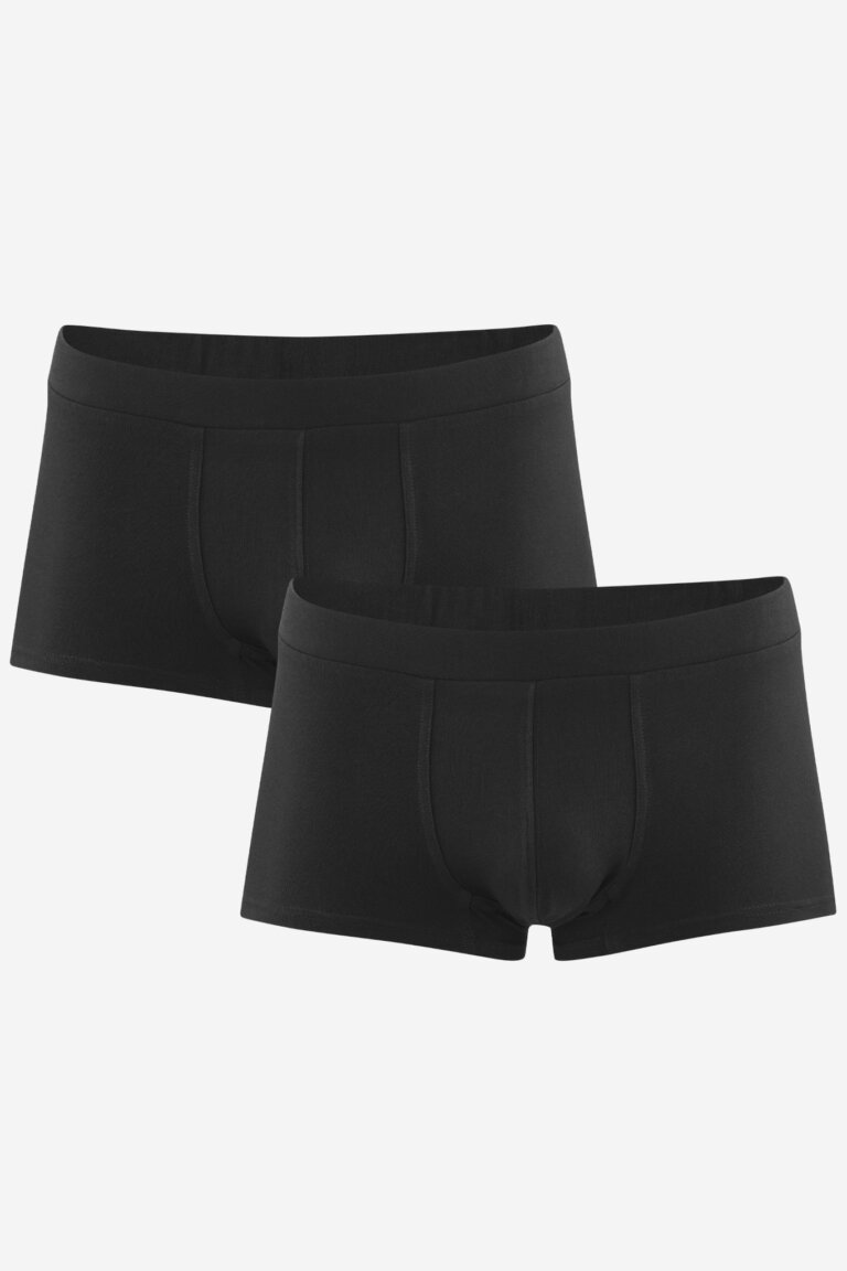 ekologiska kalsonger boxer farell 2-pack svart