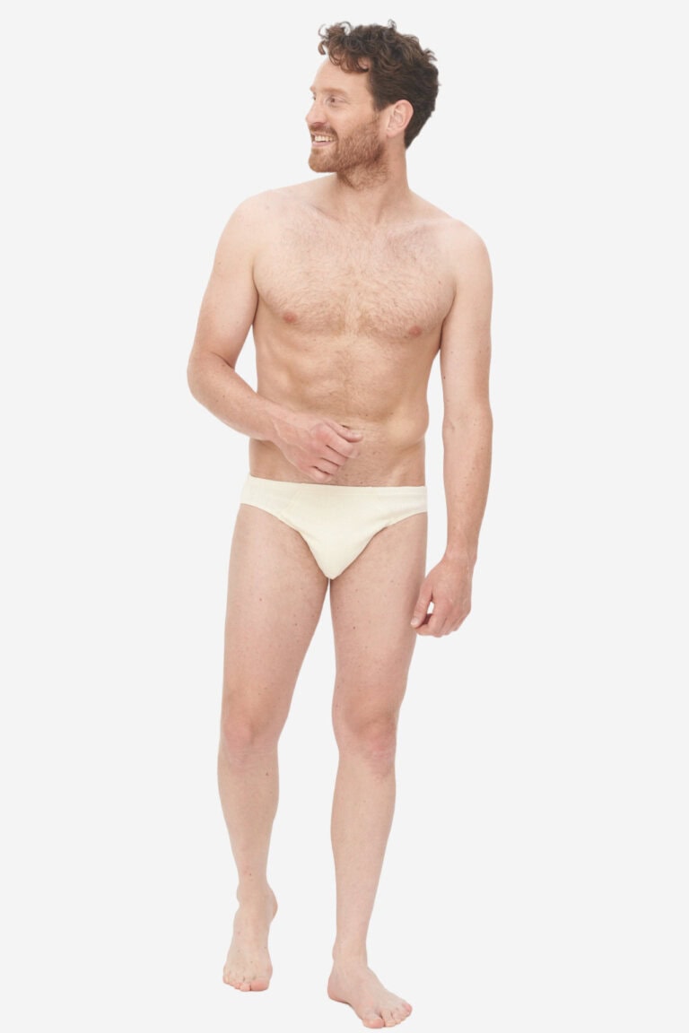 ekologiska kalsonger jan naturvit modell helbild