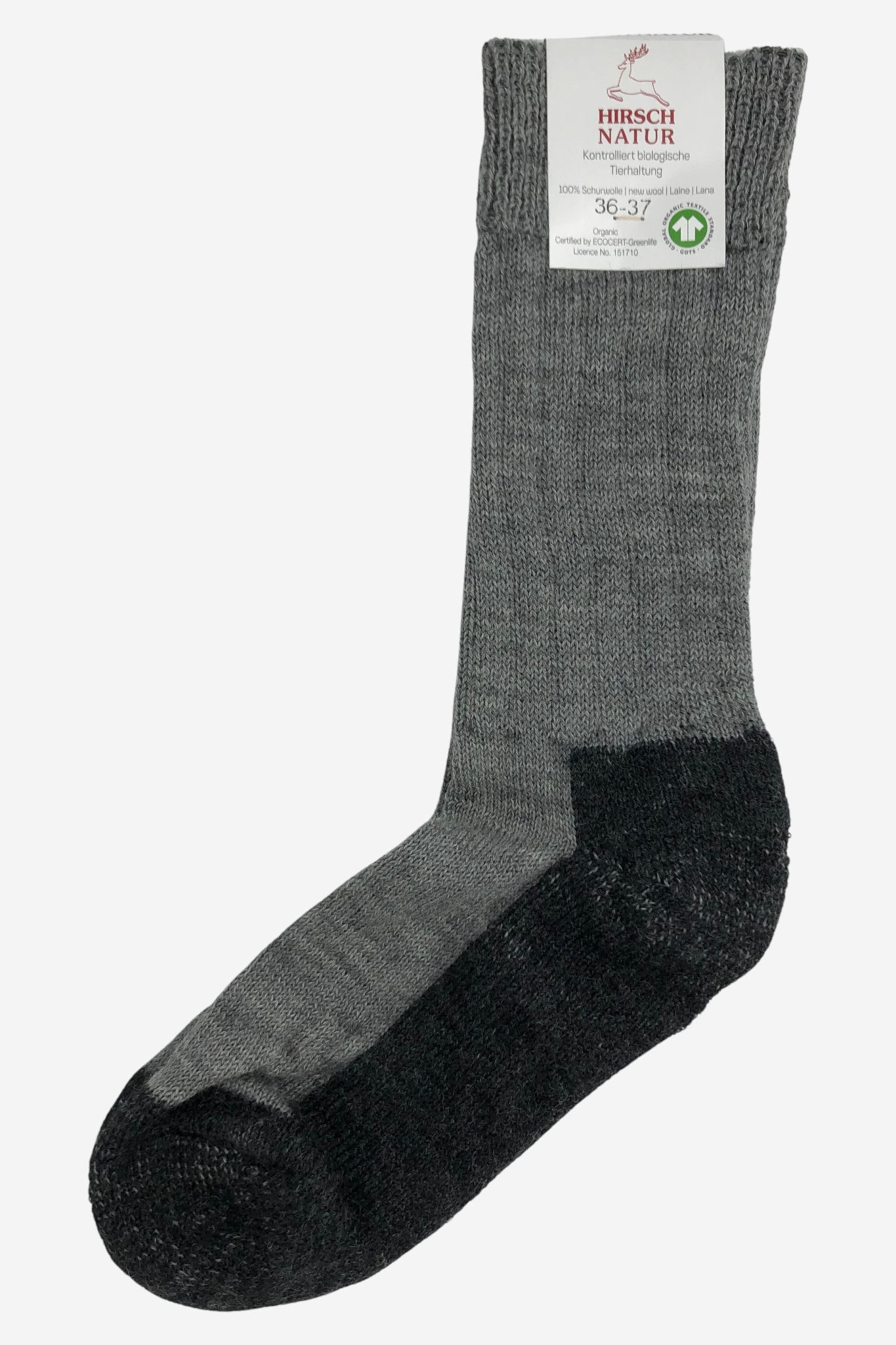 Ullstrumpor vandring mörkgrå