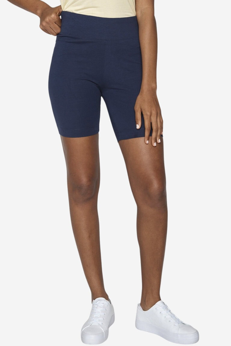 ekologiska cykelbyxor dam marinblå modell ekologiska cykelbyxor dam marinblå modell