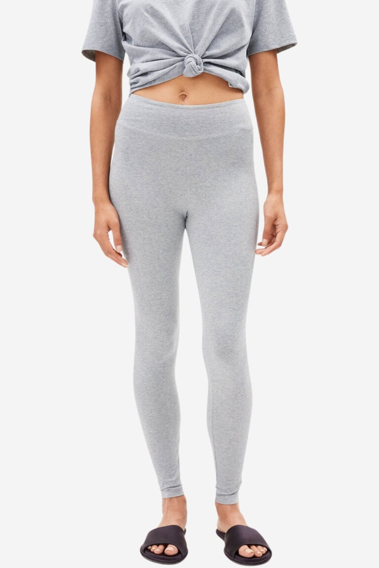 ekologiska leggings faribaa gråmelerad modell