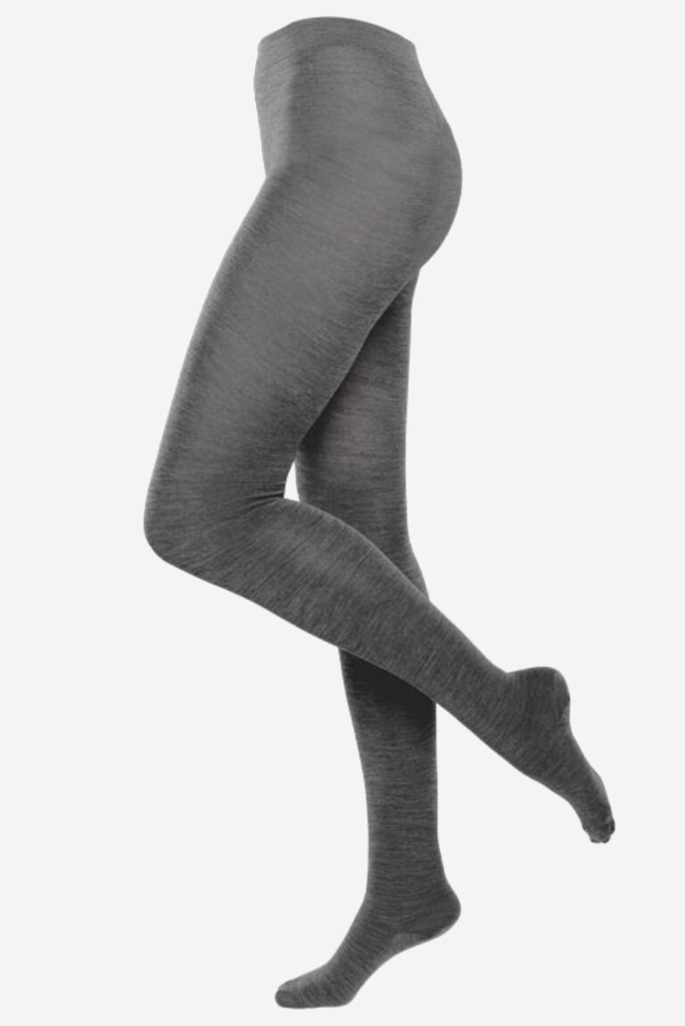 ekologiska strumpbyxor ullmix helene mörkgrå