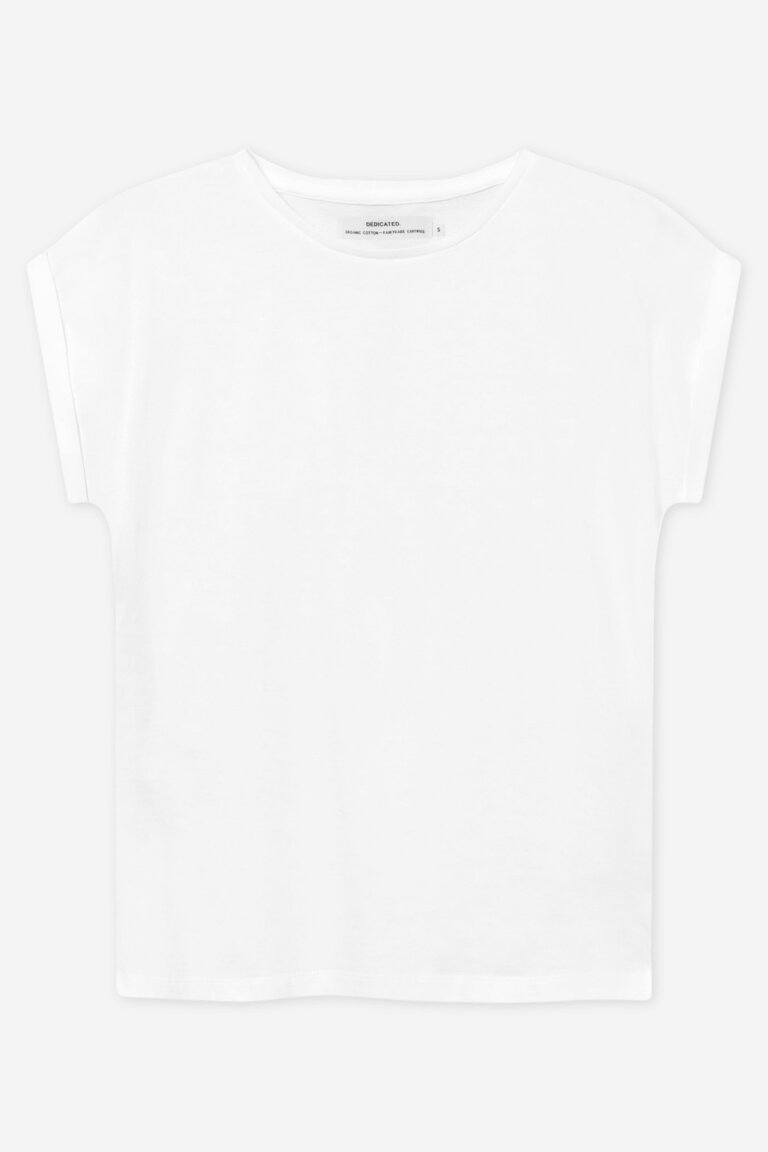 ekologisk t-shirt bas visby vit