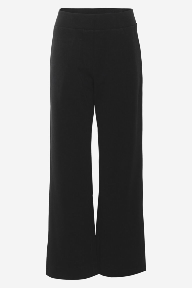 ekologiska byxor trikå dam tamina svart