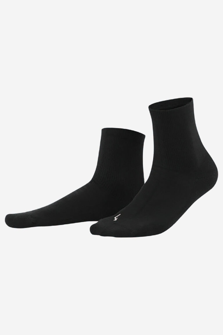 ekologiska strumpor sport spikes svart