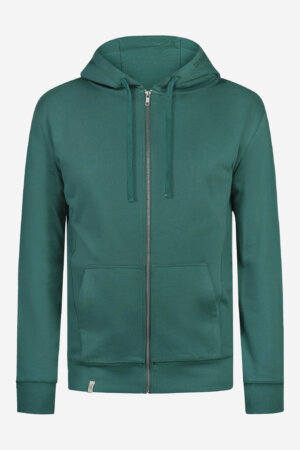 Hoodie dragkedja herr REVEL grön