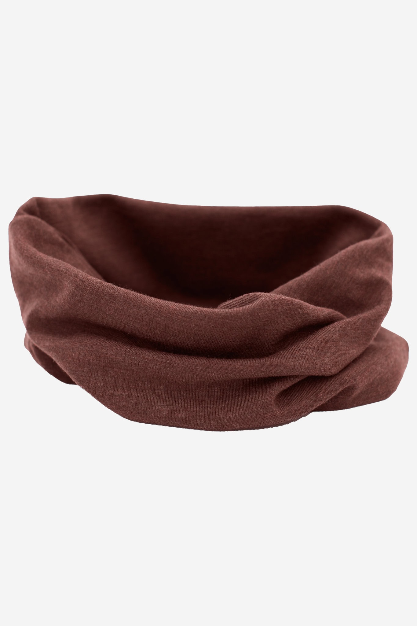 Multi tube unisex 100% ull mörkbrun melerad