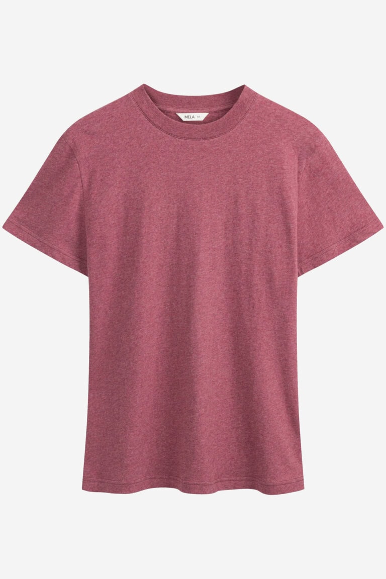 ekologisk-t-shirt-herr-avan-hallonrod-melerad