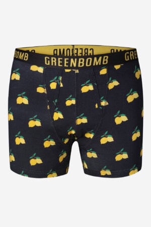 Kalsonger boxer citroner svart