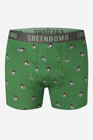 Kalsonger boxer funky donkey grön