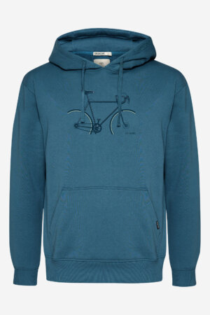 Hoodie Bike crop JOY petrolblå