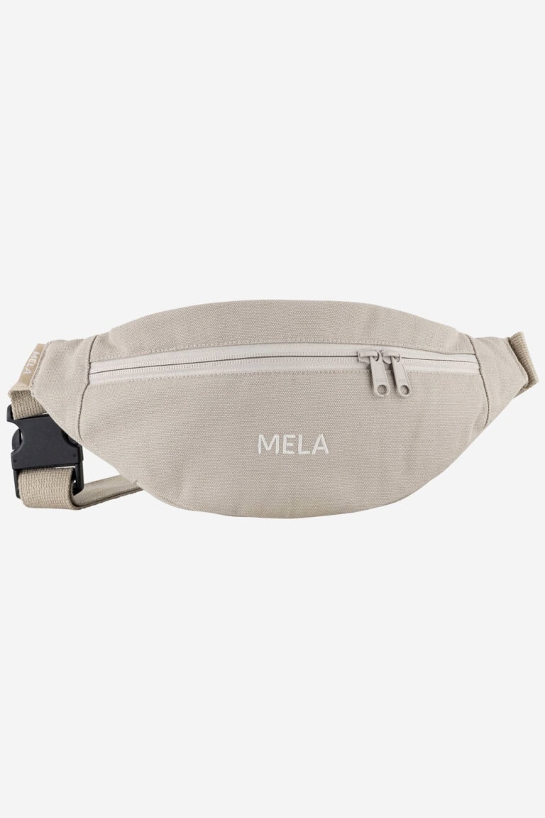 ekologisk midjeväska canvas 3l gråbeige