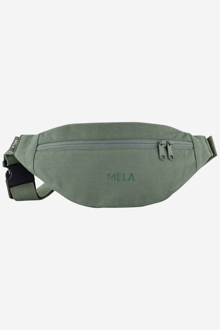 ekologisk midjeväska mogli canvas 3l grågron