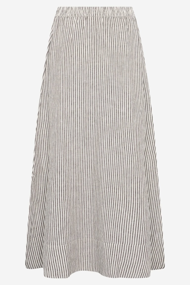 ekologisk-linnekjol-dam-randig-brun-baksida