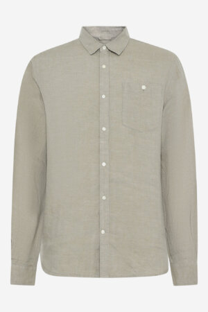 Linneskjorta herr gråbeige