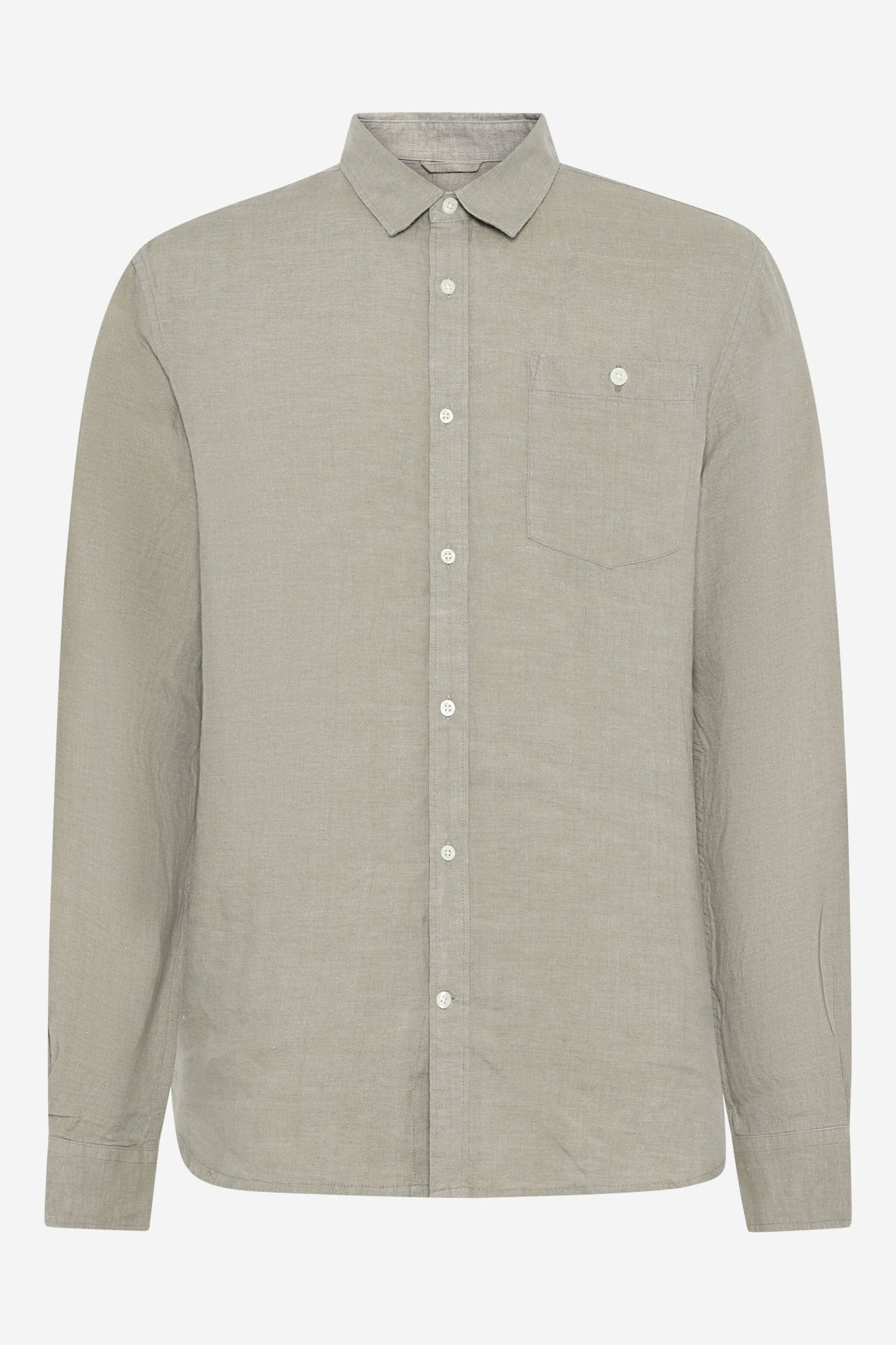 Linneskjorta herr gråbeige
