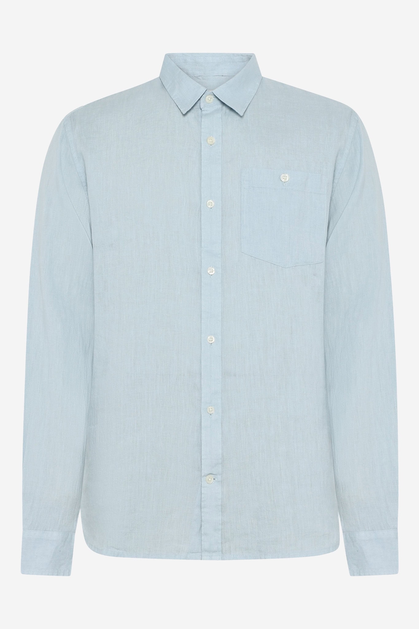 Linneskjorta herr ljusblå
