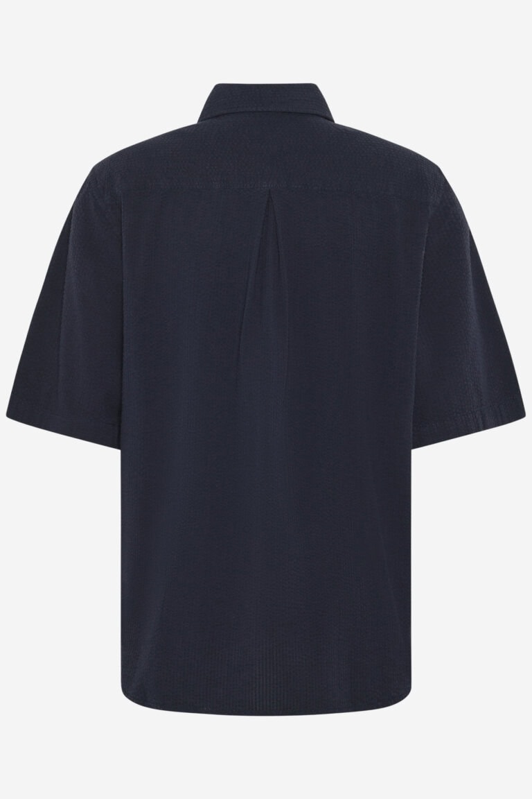 ekologisk-skjorta-dam-kortarm-marinbla-baksida