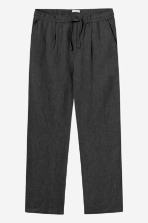 Linnebyxor herr lediga svart