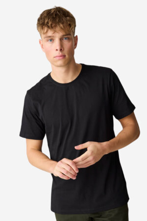 ekologisk basic t-shirt svart modell