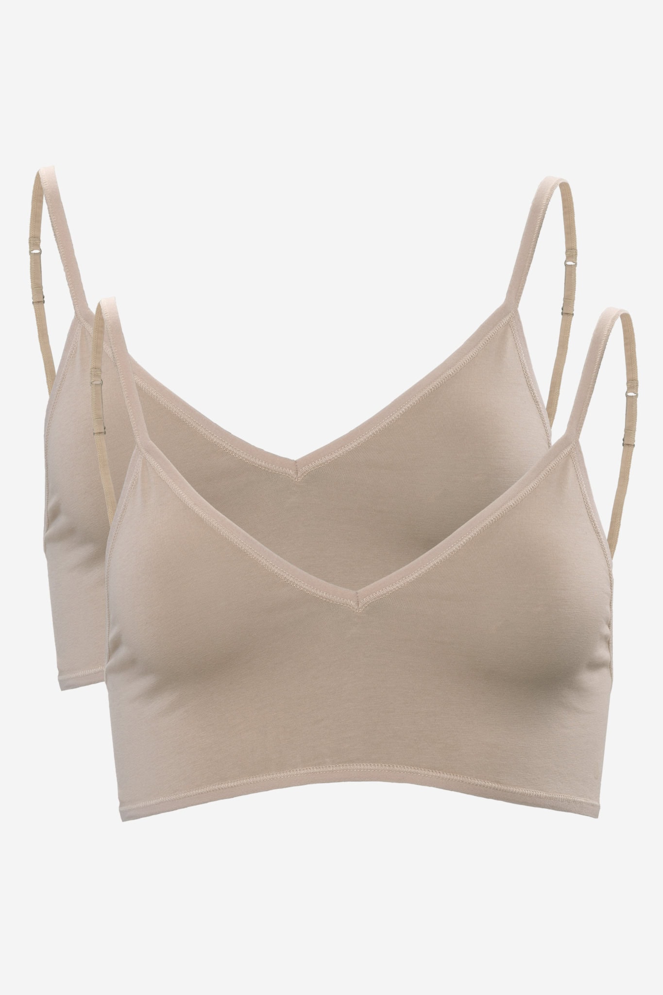 Mjuk bh bygellös TAMILLA 2-pack beige