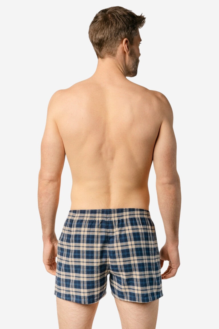 ekologiska-boxershorts-flanell-gylf-boris-2-pack-bla-sand-modell-bakifran