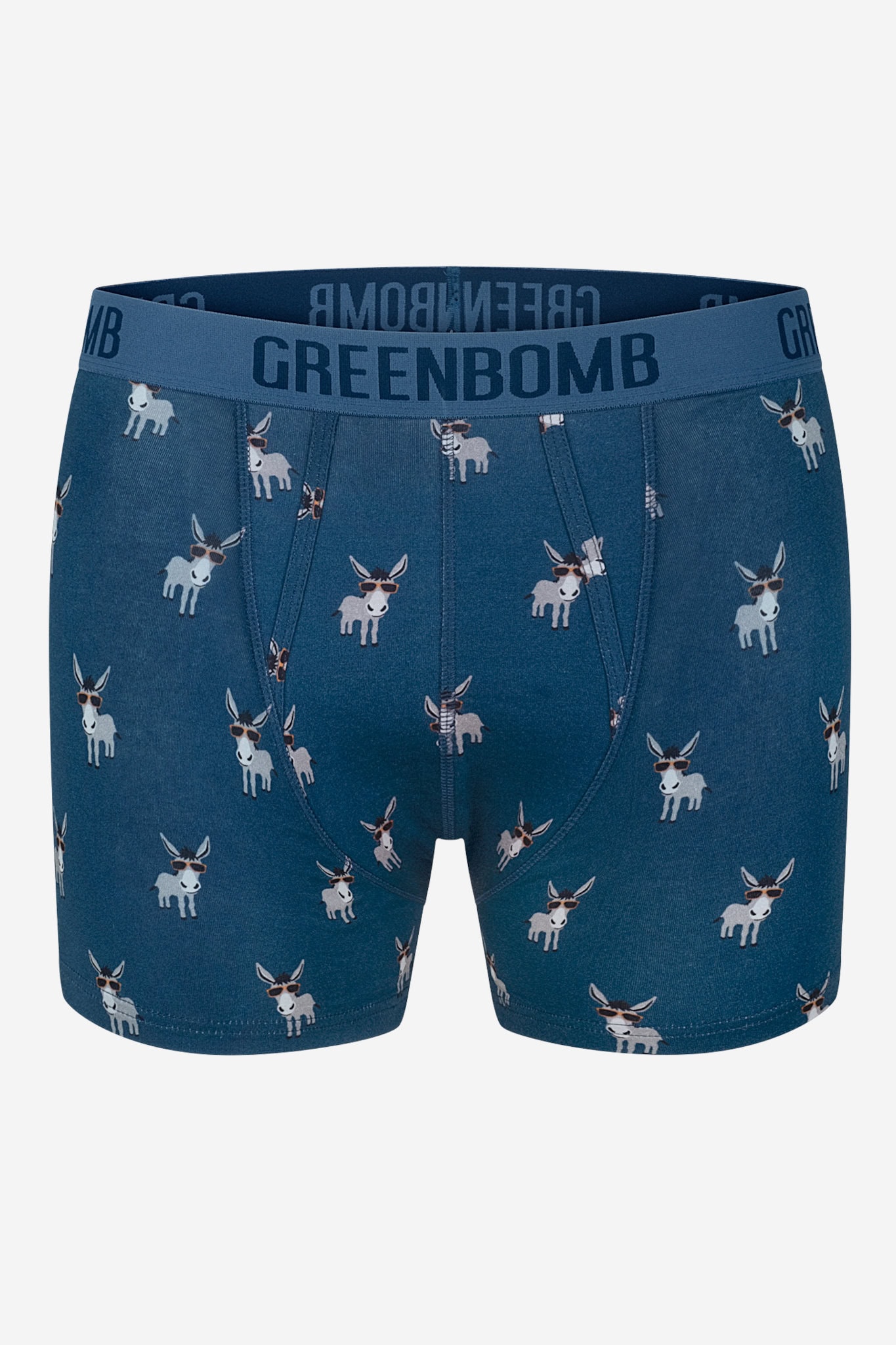 ekologiska kalsonger boxer funky donkey mörkblå
