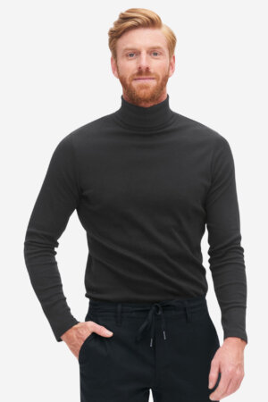 ekologisk tröja polo herr helge svart modell ekologisk tröja polo herr helge svart modell